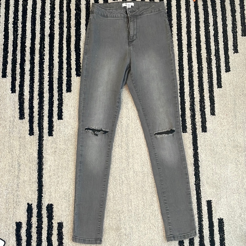 Gray Skinny Jeans